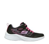 Baskets de running sport enfants - SKECHERS - Microspec - Noir/rose - Enfant - Running 28