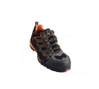 Coverguard Workwear Baskets de sécurité basses HELVITE S1P SRA HRO cuir velours noir/orange P41 40