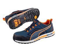 PUMA Chaussures de sécurité Crosstwist Low 643100-46 S3 Bleu/Orange Taille 46