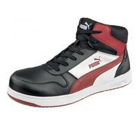 Baskets de sécurité Frontcourt MID Red S3L ESD FO HRO SR noir et rouge - taille 42 PUMA