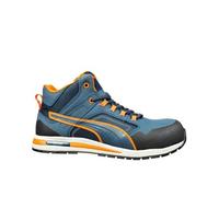 PUMA Crosstwist Mid 633140-45 Chaussures montantes de sécurité S3 Pointure (EU): 45 bleu, orange 1 p