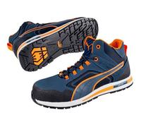 Puma Baskets de sécurité montantes Crosstwist S3 HRO SRC Marine 45