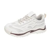 Baskets de sécurité pour homme avec doublure en maille confortable - Chaussures de randonnée en montagne - Chaussures de course à pied - Bout en acier antidérapant - crampons profonds - Adhérence