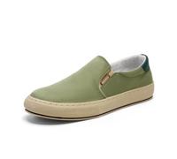 Baskets de Skate classiques légères pour hommes - FUNMOON - Vert - Plat - Lacets 41