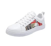 Baskets de sport pour homme - Chaussures de skate plates pour homme - Baskets tendance et décontractées - Chaussures de marée assorties - Baskets basses - Chaussures de marche - Chaussures de course à