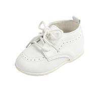 Baskets de style britannique pour bébé pour le printemps, les premières tentatives de marche, chaussures de course confortables pour tout-petit, Blanc., 20 EU