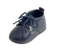 Baskets de style britannique pour bébé pour le printemps, les premières tentatives de marche, chaussures de course confortables pour tout-petit, bleu foncé, 22 EU