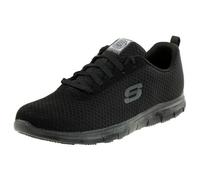 Skechers Baskets femme Ghenter Bronaugh Traitements anti-taches en maille noire UK 5