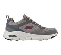 Baskets de ville homme Skechers Arch Fit LS - Taupe - Cuir - Lacets