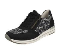 Baskets Décontractées À Talons Stylées Pour Femmes Remonte À Lacets Et Zip R6700