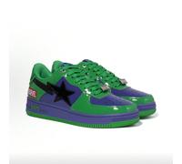 Baskets décontractées BAPE A BATHING APE, chaussures de loisirs avec logo étoile contrasté brillant, collaboration géante unisexe US10,US11,US13,US5,US6,US7,US8,US8.5,US9,US4,US9.5,US12Blocs de couleu