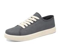 Baskets Décontractées en Toile pour Hommes - Confortables Et Léger, Design Classique à Lacets Semelle Caoutchouc Antidérapante, les Promenades et les Tenues Décontractées Style Timeless et Polyvalent