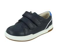 Boys Et Filles Clarks Cuir Décontracté Quotidien Baskets Fawn Solo