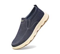 Baskets Décontractées Hommes Pied Large Homme Slip on Chaussures Course Respirantes Pieds Larges Légères La Randonnée et Marche urbaines Ultra Confortables 2025 Orthopédiques