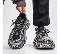 Baskets décontractées rétro respirantes en maille pour hommes de Tom's, chaussures de sport à semelle épaisse, à la mode et décontractées, adaptées aux jeunes, pour l'été, baskets parisiennes épaisses