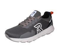 Baskets Décontractées Rieker Pour Homme Lacées Gris Noir "07802"