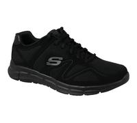 Baskets d'entraînement - SKECHERS - Satisfaction Flash Point - Noir - Lacets - Plat 44