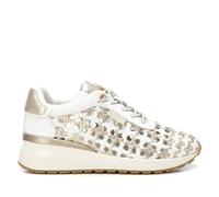 Baskets design tressÃ© avec dÃ©tails mÃ©talliques femme Carmela Blanc 40