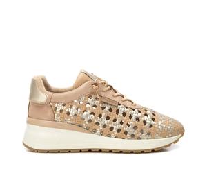Baskets design tressÃ© avec dÃ©tails mÃ©talliques femme Carmela Marron 41
