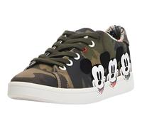 Baskets - DESIGUAL - Mickey - Femme - Vert - Lacets 37