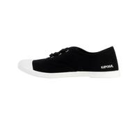 Baskets détente femme - KAPORAL - Foly - Noir - Plat - Lacets 36