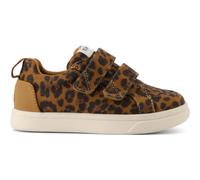 TOMS Baskets Cruz à Double Sangle Auto-agrippante pour Fille, Brown Sugar Mini Leopard Microfibre, 9 UK Child