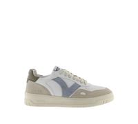 Victoria Baskets unisexe Seúl 1257101 Effet cuir, pièces colorées et daim Kaki 37