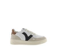 Baskets effet cuir et cuir fendu Victoria Seul Blanc 44