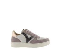 Baskets effet cuir métallisé en daim femme Victoria Madrid Rose 36