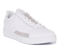Baskets en cuir à lacets pour hommes - Replay Smash Base - Blanc - Cuir - Lacets 43