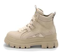 Baskets En Cuir Beige Pour Femme 38