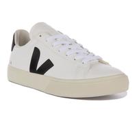 Baskets En Cuir Blanc / Noir Pour Femme
