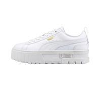 Baskets en cuir blanc pour femme 38