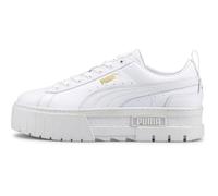 Baskets en cuir blanc pour femme 38