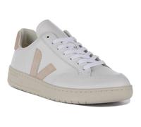 Veja Fair Trade - Baskets en cuir - V12 Leather Extra White Sable pour Femme Taille 39, en Cuir - Blanc Blanc 39