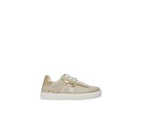 Baskets en cuir de veau/mÃ©tallisÃ© femme Liu Jo Kiki 04 Beige 41
