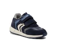 Baskets en cuir enfant Geox Alben Bleu 28