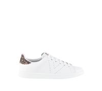Baskets en cuir et paillettes femme Victoria Marron 38
