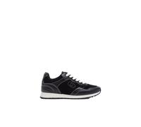 Baskets en cuir et suÃšde femme Liu Jo Maxi Wonder Low 02 Bis Noir 39