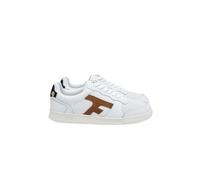 Baskets en cuir - FAGUO - Hazel - Blanc/marron - Homme - Lacets 40