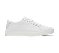 Toms Baskets Kameron à Lacets pour Femme, Cuir Blanc, 43.5 EU