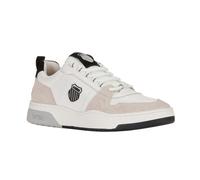 Baskets en cuir K-Swiss Cannonshield - blanc/noir/beige - 44 - Homme - Lacets - Plat