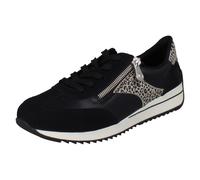 Baskets En Cuir Rieker Extra Larges Pour Femmes Avec Semelles Amovibles 'N1210'
