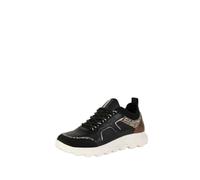 Baskets en cuir Spherica femme Geox - Noir - Cuir - Zip 36