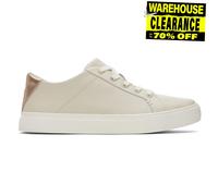 Baskets En Cuir Toms Kameron Pour Femmes Rétro Classiques Décontractées Beige