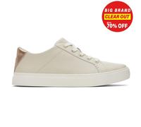 Baskets En Cuir Toms Kameron Pour Femmes Rétro Classiques Décontractées Beige