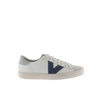 Baskets en cuir Victoria berlin constraste Bleu 38