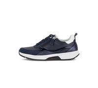 Baskets en extensible velours mÃ©tallisÃ© femme Gabor Rollingsoft Bleu 38,5