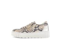 Baskets en mÃ©tallisÃ© femme Gabor Python Grande Beige 35,5