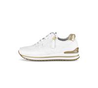 Baskets en nappa mÃ©tallisÃ© femme Gabor Fl.Twist Blanc 39